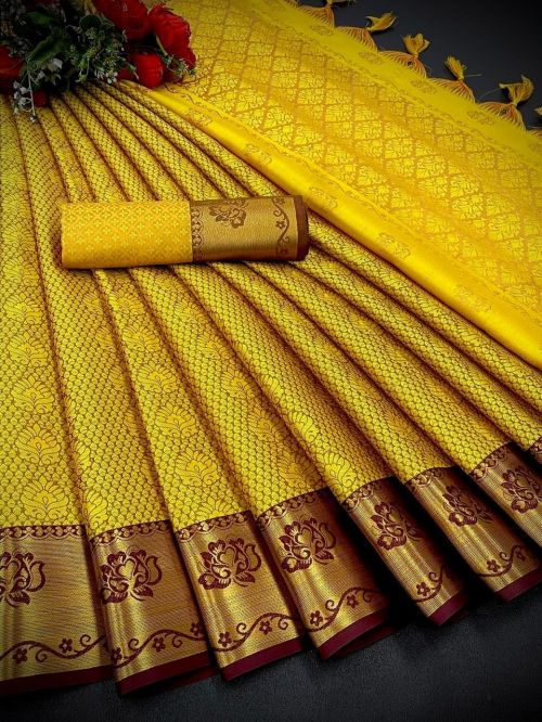 Aab Khan Gulab Silk Saree Catalog